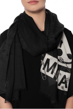 Scarf with a logo, zdjęcie 2 Scarf with a logo od Moschino